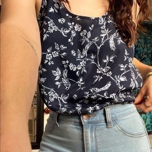 Floral tank top
